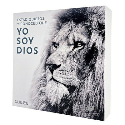 Cuadro de Sobremesa - Yo Soy Dios