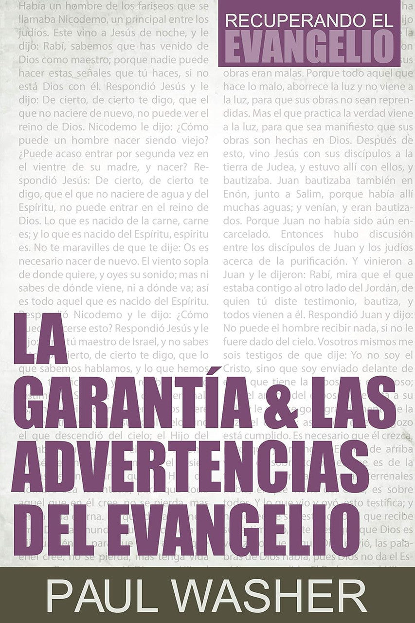 Garantia & Las advertencias del evangelio