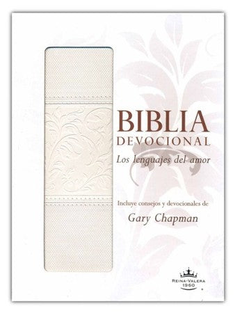 Biblia Devocional  Lenguajes Del Amor RVR 1960 | Simil Piel Blanco