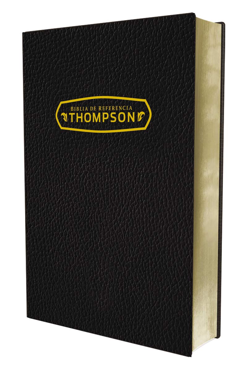 Biblia de referencia thompson RVR 1960, Piel Fabricada Negro