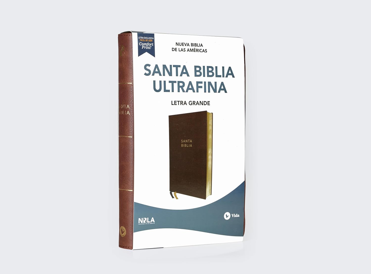Santa Biblia Ultrafina, NBLA Letra Grande, Tamaño Manual, Edición Letra Roja