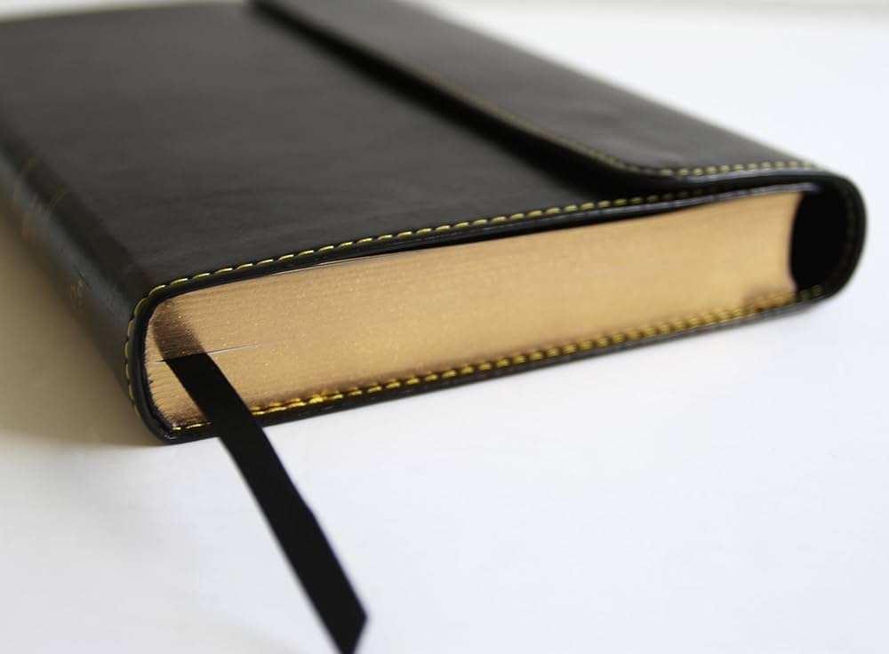 Biblia Letra Gde Con Solapa e Imán RVR 1960, Símil Piel Negro