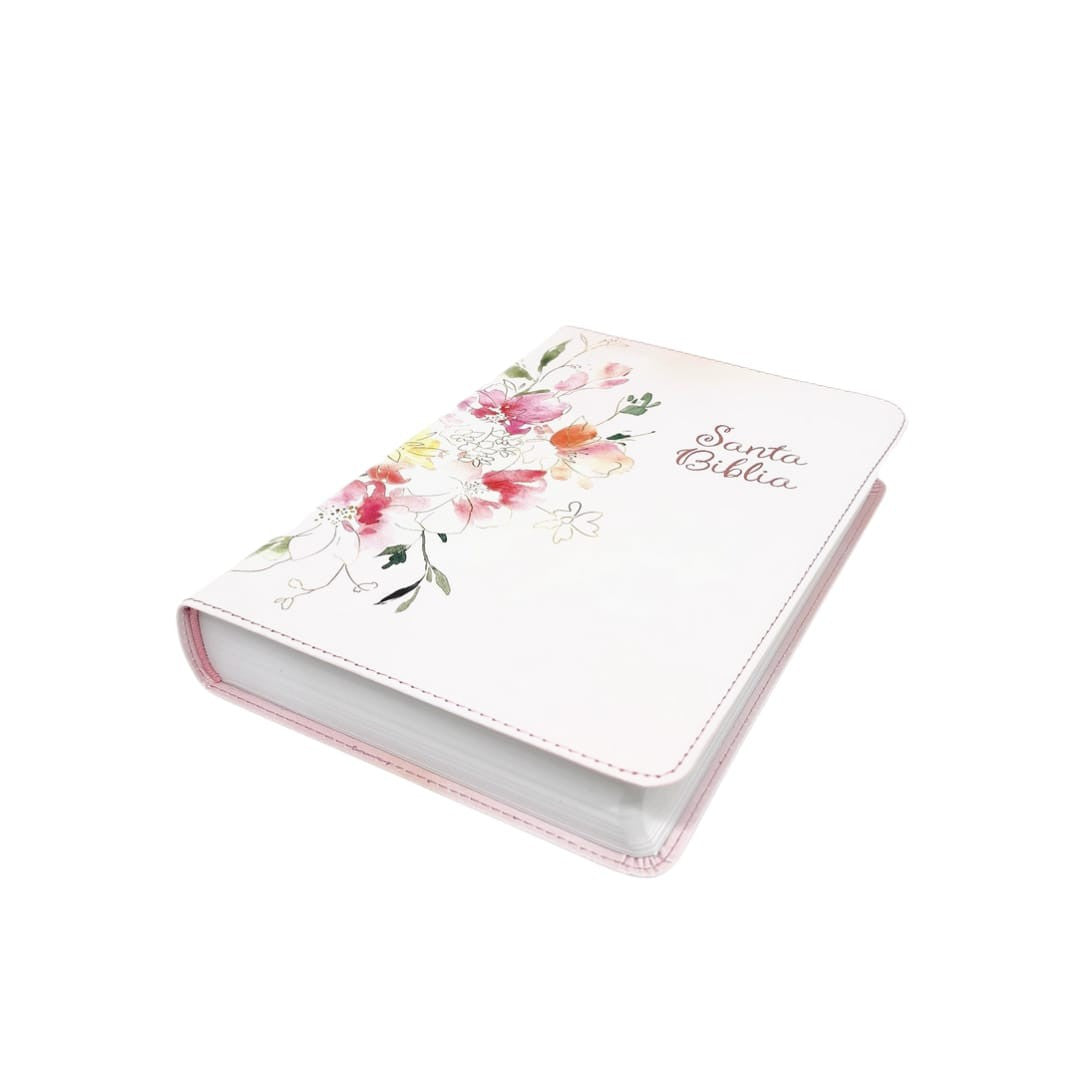 Biblia Letra Grande Tamano Manual 12 Pts, RVR60, Simil Piel Rosa
