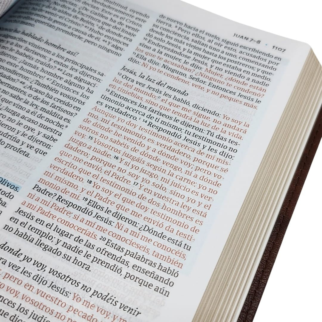 Biblia de estudio Cesar Vidal | Simil Piel Cafe