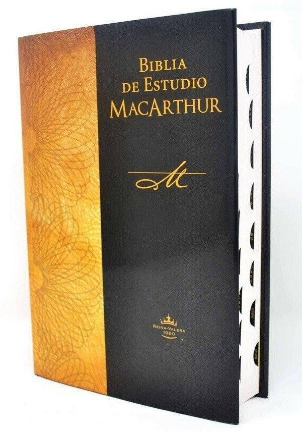 Biblia De Estudio MacArthur, RVR 1960, Tapa Dura Con Índice