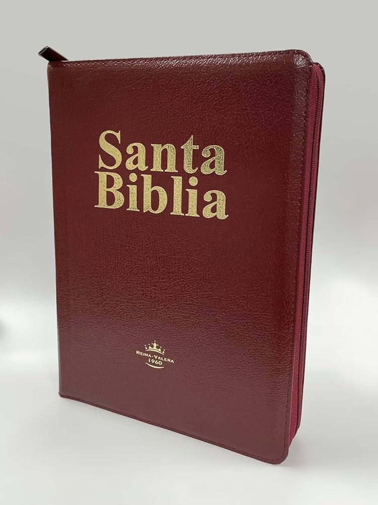 Biblia Letra Gigante 14 Puntos RV 1960, Imitacion Piel con Indice y Ziper