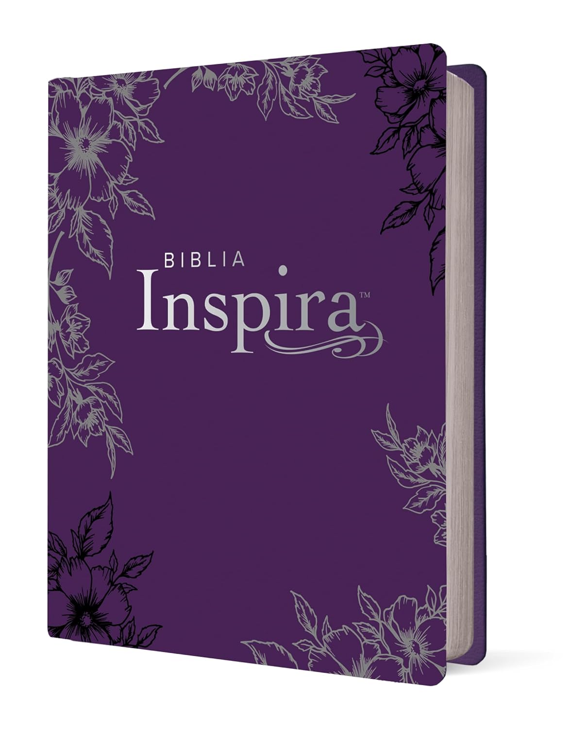 Biblia Inspira NTV con Filament ,Tapa dura de SentiPiel, Lavanda