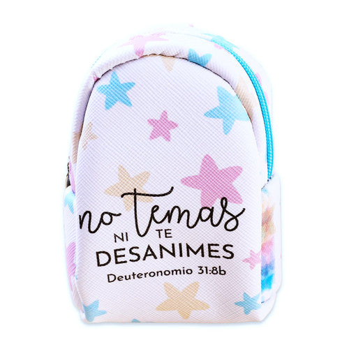 Monedero con Llavero Mochila: No temas - Deuteronomio 31:8