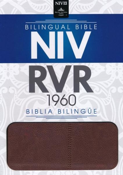 Biblia Bilingue NIV-RVR 1960 | Piel Italiana Marron
