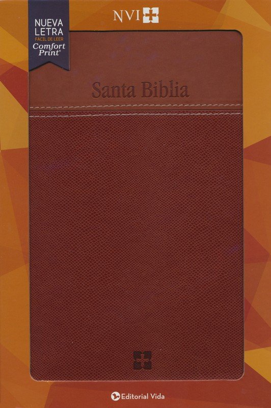 Biblia NVI, Letra Grande, Imitación Piel Café