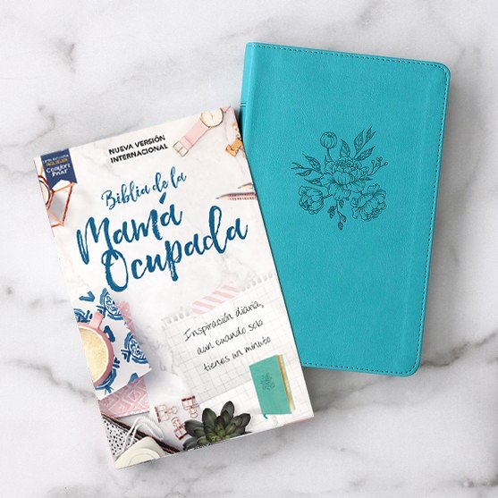 Biblia de la Mamá Ocupada, NVI ,Leathersoft, Turquesa, Comfort Print