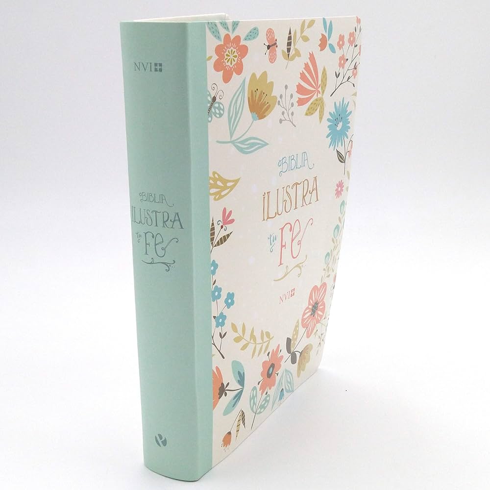 Biblia NVI, Ilustra tu fe, Piel especial, Floral
