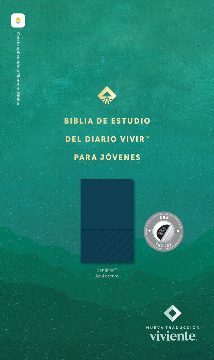 Biblia de estudio del diario vivir para jóvenes NTV, Imitacion Piel Azul