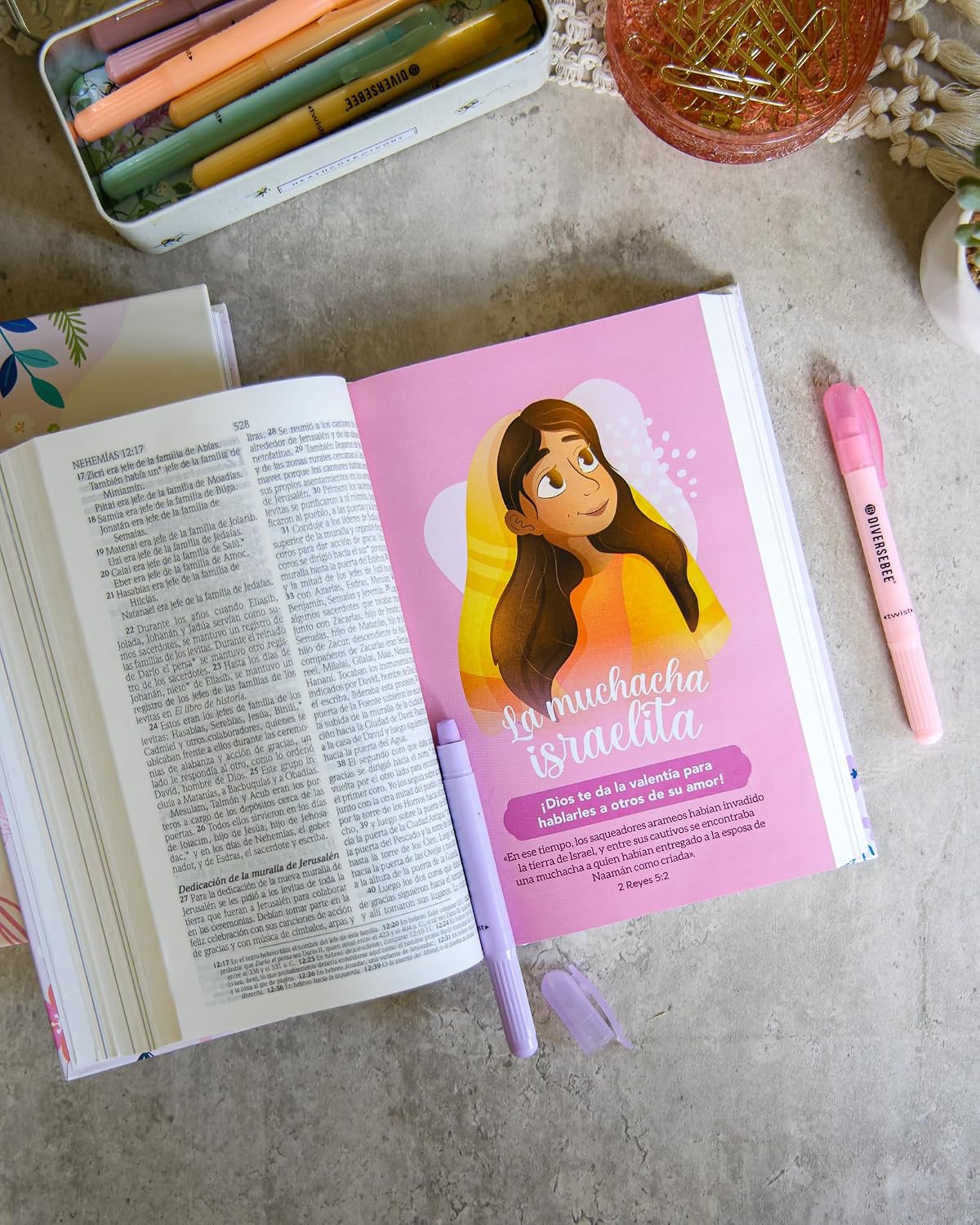 Biblia de Promesas para Niñas NTV – Historias Bíblicas, Tapa Dura,