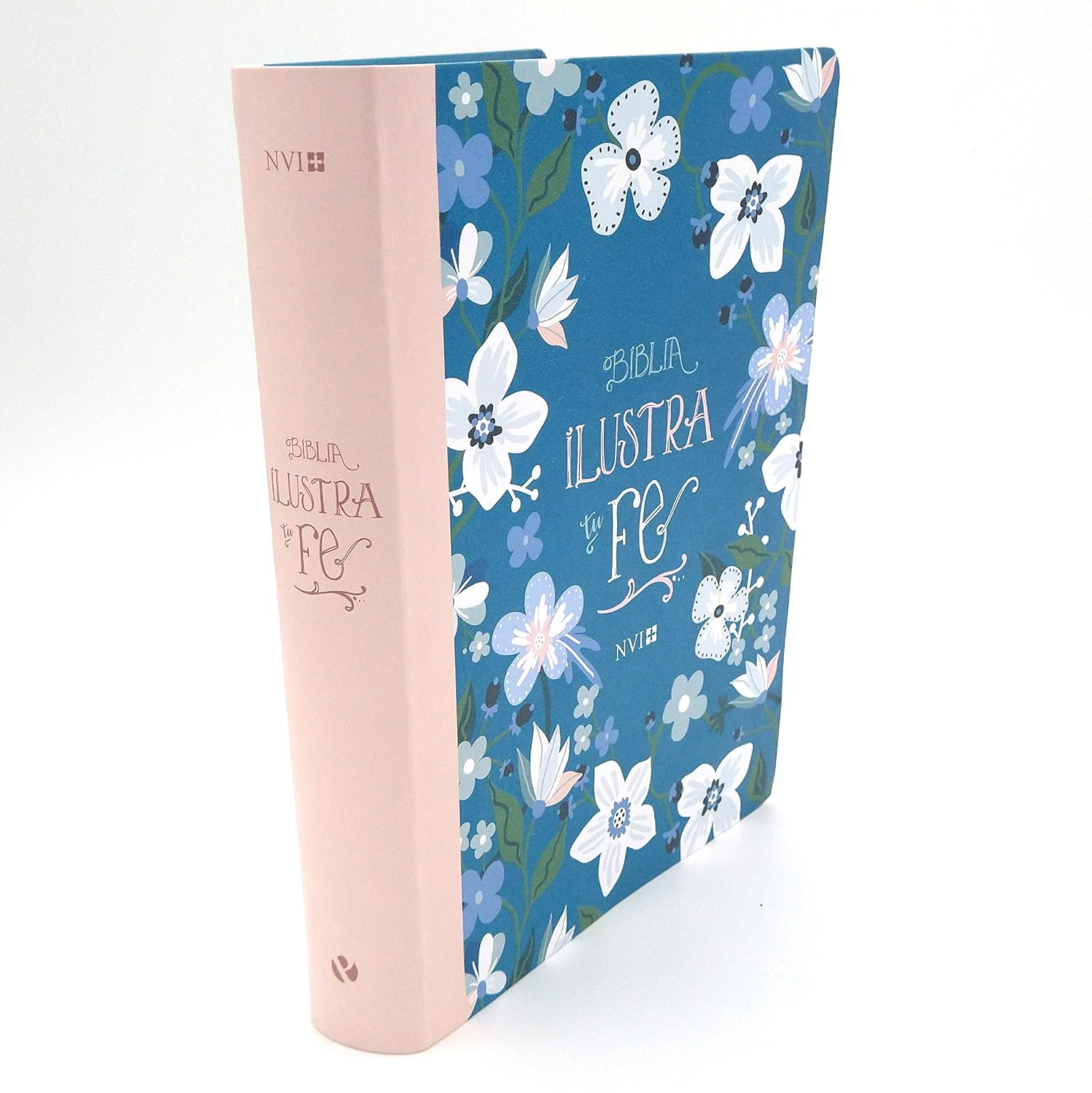 Biblia NVI, Ilustra tu fe, Piel especial, Azul