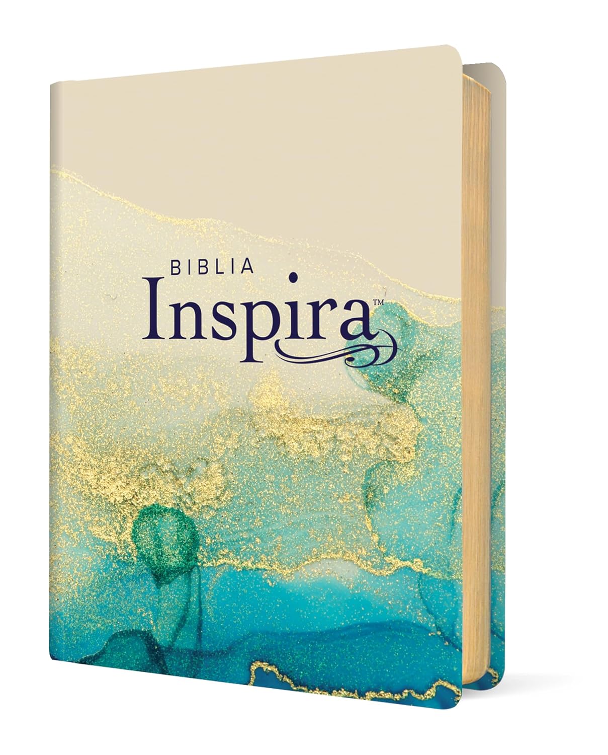 Biblia Inspira NTV con Filament ,SentiPiel, Oro