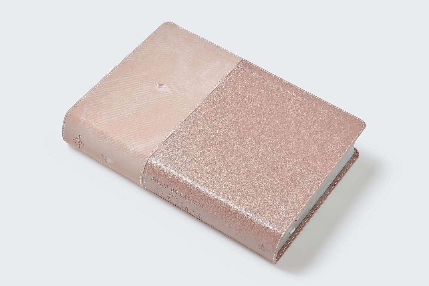 Biblia de estudio Vida Plena, Edicion clasica, Dos Tonos Oro Rosa, Comfort Print