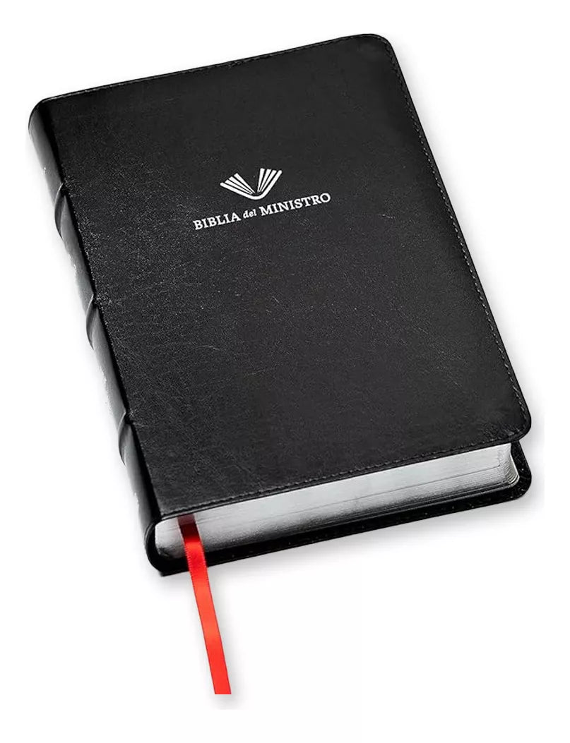 Biblia del ministro, RVR60 Edicion ampliada, Piel Fabricada Negro