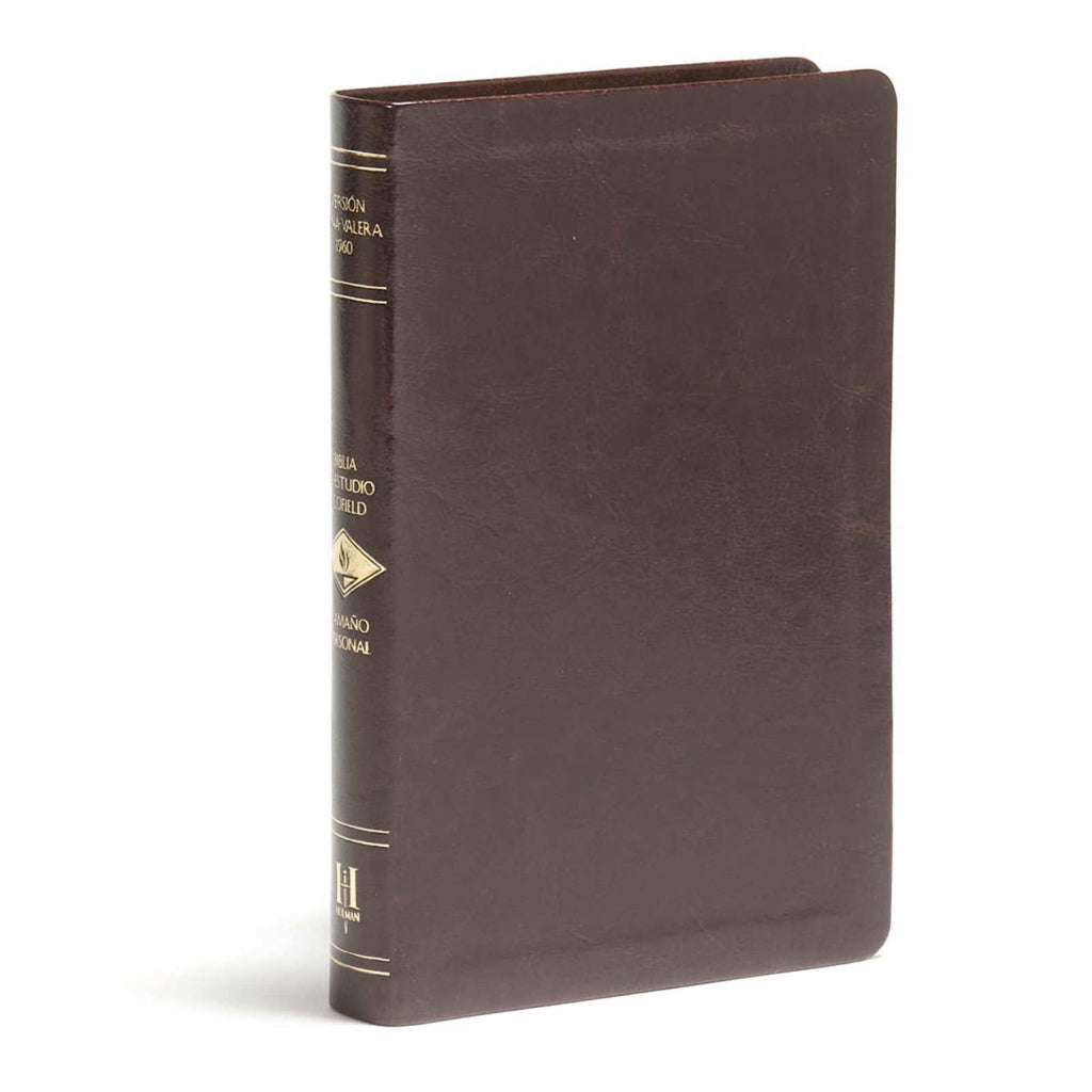 Biblia De Estudio Scofield Tamaño Personal RVR 1960, Piel Chocolate