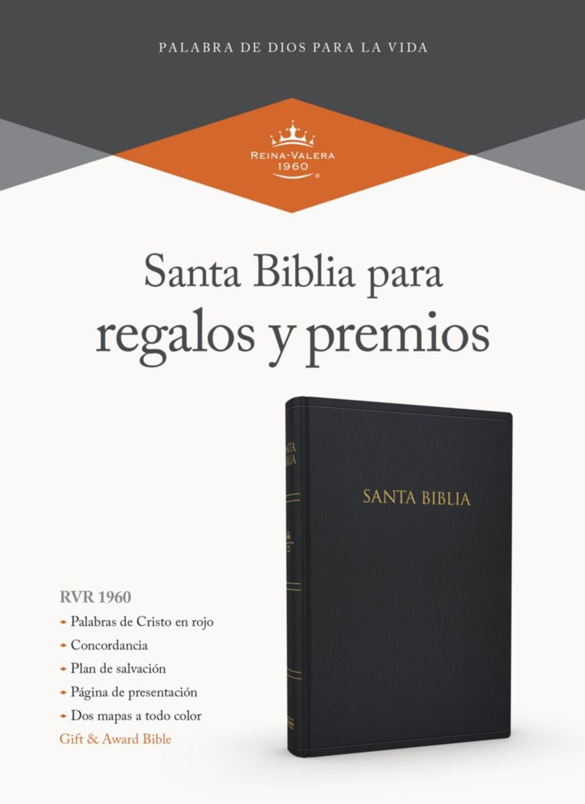 Biblia Regalos y Premios RVR 1960, Imitación Piel Negro