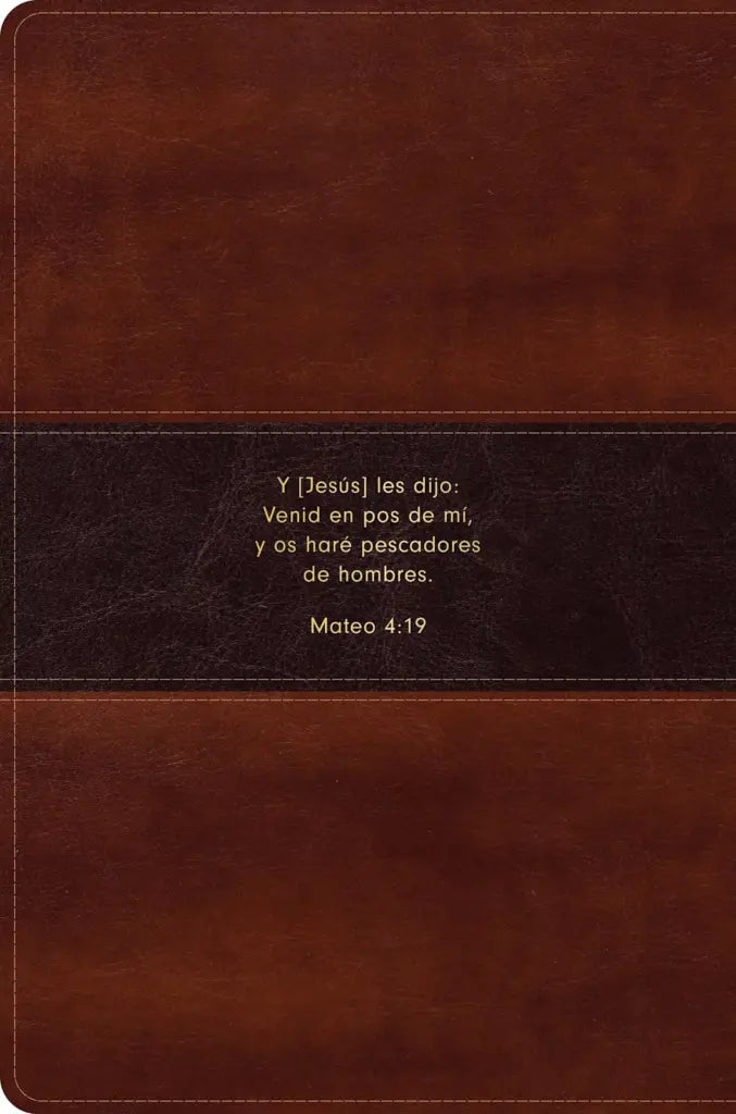 Biblia Del Pescador RVR 1960, Símil Piel Caoba