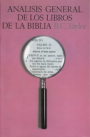 Analisis general de los libros de la biblia