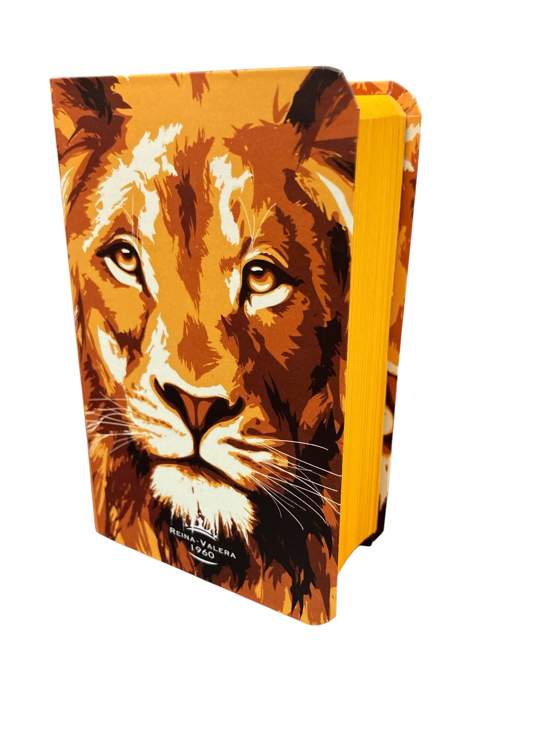 Biblia Bolsillo RV1960 Lion Naranja, Tapa Dura