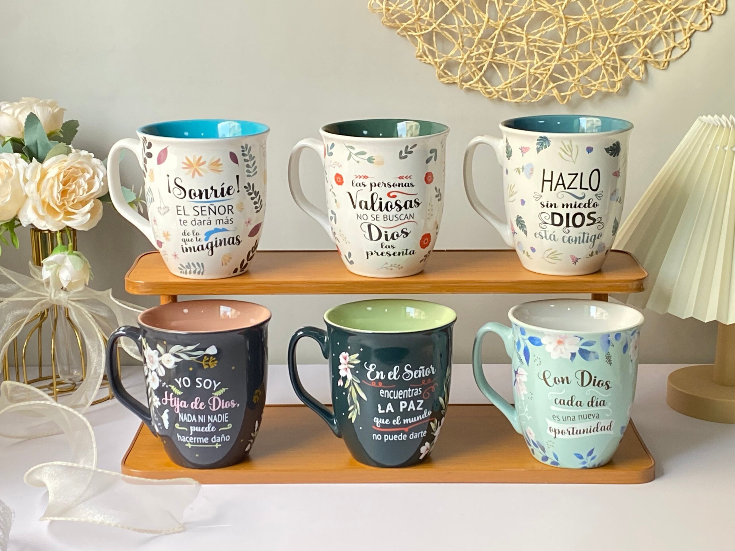 Taza esforzada y valiente / Taza de ceramica
