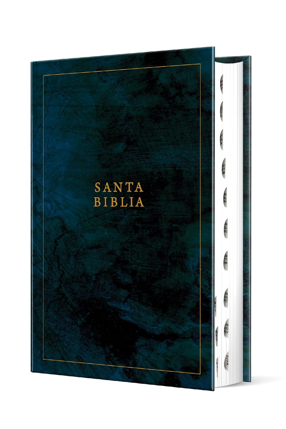 Biblia letra super gigante NTV, con Filament ,Tapa Dura, Azul, Índice, Letra Roja