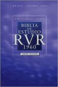 Biblia De Estudio,RVR 1960, Tamaño Manual, Tapa Dura