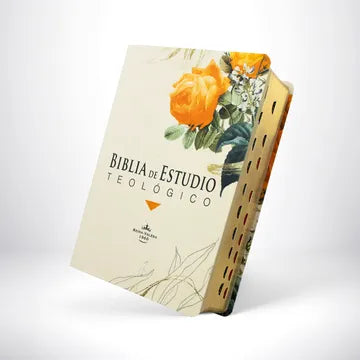Biblia de Estudio Teologico para Mujer RVR 1960, Imitacion Piel Tejida Floral con Indice