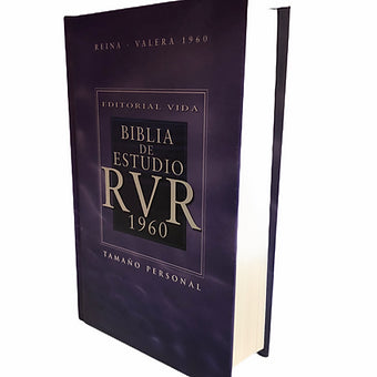 Biblia De Estudio,RVR 1960, Tamaño Manual, Tapa Dura