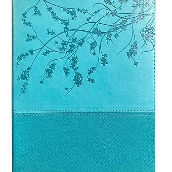 Biblia De La Mujer Conforme Al Corazon De Dios RVR 1960, Piel Aqua