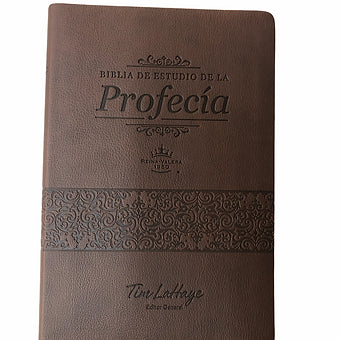 Biblia De Estudio De La Profecia RVR 1960, Imitacion Piel Marron con indice