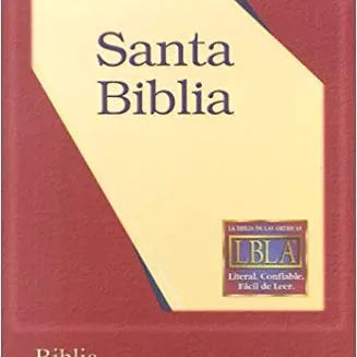 Biblia LBLA ultrafina tamaño bolsillo Con Cierre | Imitacion Piel Vino