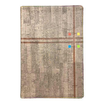 Biblia de estudio Arco Iris, RVR 1960, Símil piel gris pizarra/oliva con índice