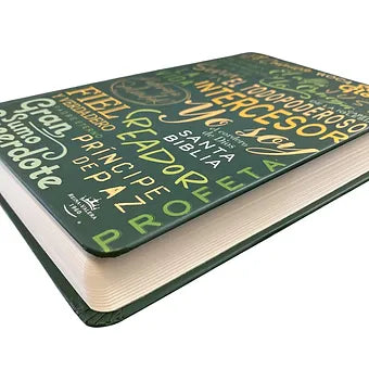 Biblia Letra Grande Tamaño Manual, RVR60, Tapa Dura Con Nombres De Dios