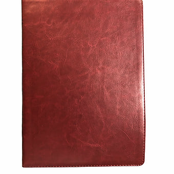 Biblia NTV, Edición Clásica Letra Gigante, SentiPiel Vino Tinto
