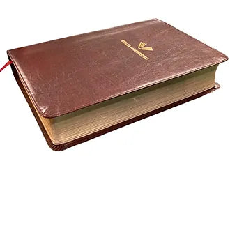 Biblia del ministro RVR60, Edicion ampliada, Piel Fabricada Caoba