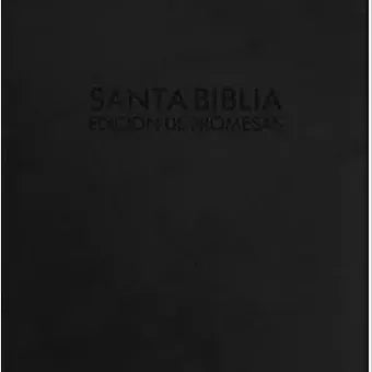 Biblia de promesas compacta RVR 1960, Piel Especial Negro con indice
