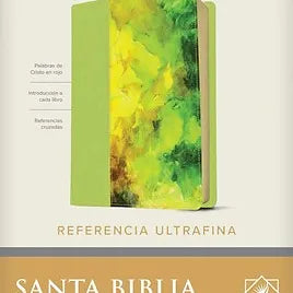 Biblia NTV Ultrafina Letra Grande, SentiPiel Verde Con Indice