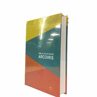 Biblia De Estudio Arco Iris RVR 1960, Tapa Dura Multicolor