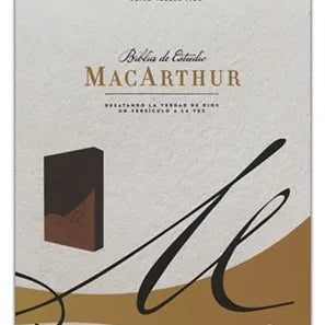 Biblia de Estudio MacArthur, Edición Letra Grande | Simil Piel Con Indice