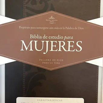 Biblia De Estudio Para Mujeres, RVR 1960, Símil Piel Café