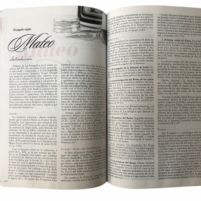 Biblia de Estudio Matthew Henry, Piel Fabricada Negro