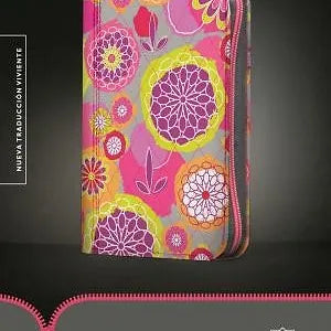 Biblia NTV, Edicion Compacta, Tela Floral Con Ziper
