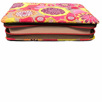 Biblia NTV, Edicion Compacta, Tela Floral Con Ziper