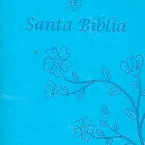 Biblia Tamaño Manual RVR 1960, Imitación Piel Turquesa Con Índice