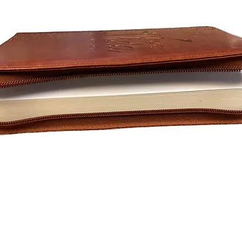 Biblia Nueva Vida En Cristo NVI- Simil Piel Marron
