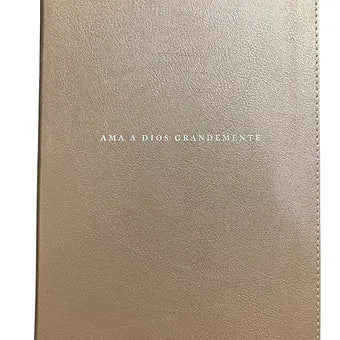 NBLA Biblia Ama a Dios Grandemente, Simil Piel Oro Rosa
